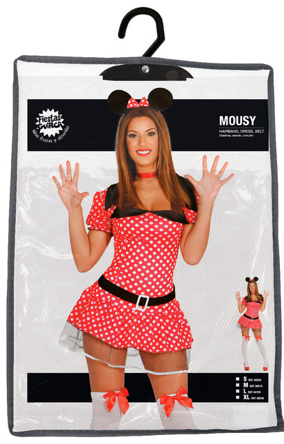 Costume de Minnie Mouse Blanc Rouge Dames