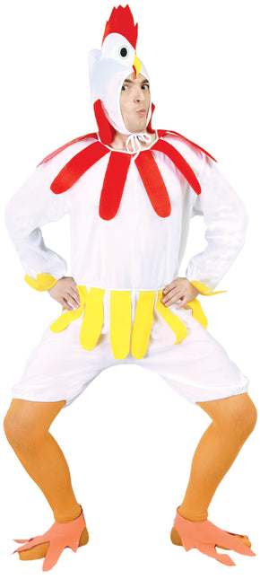 Costume de poulet blanc