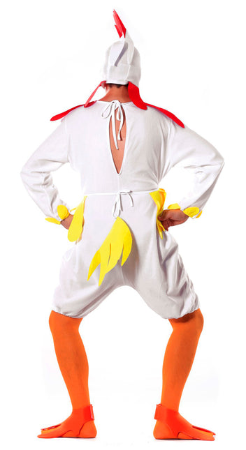 Costume de poulet blanc