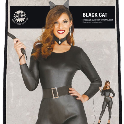 Costume de chat noir pour femme