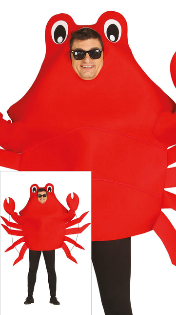 Costume de crabe rouge hommes