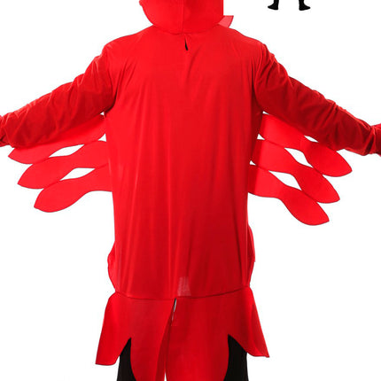 Costume Cancer Homme Rouge