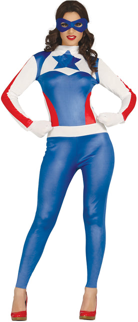 Costume de super-héros America Ladies