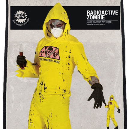 Costume d'Halloween Zombie Homme Radioactive L