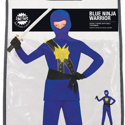 Costume de Ninja Bleu Garçon