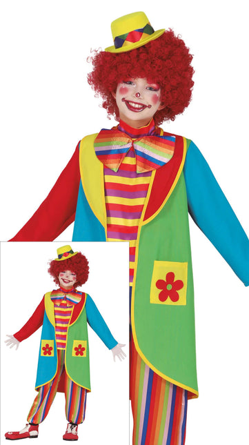 Costume de clown coloré pour enfant