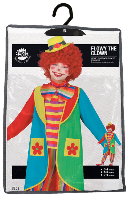 Costume de clown coloré pour enfant