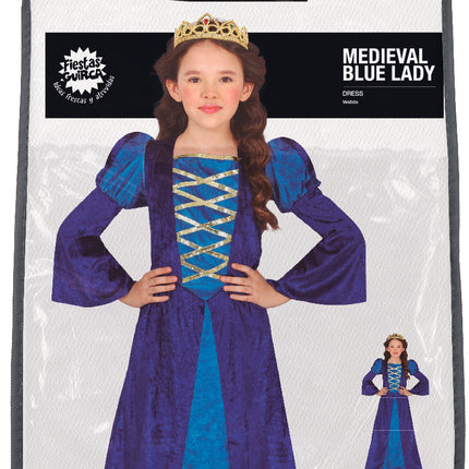 Medium Princess Costume Blue Girl