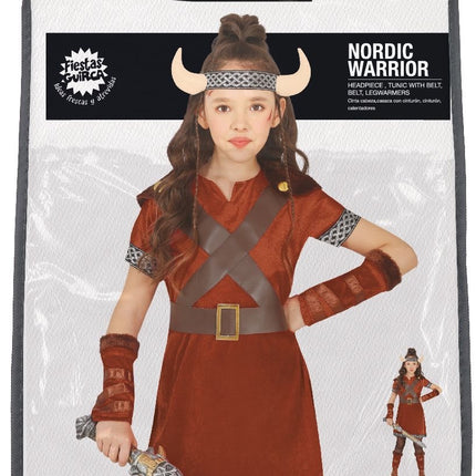 Costume de fille viking