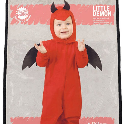 Costume d'Halloween Diable Bébé Rouge Noir