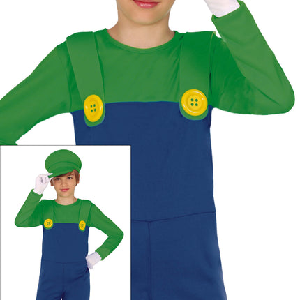 Super Mario Costume Garçon Luigi