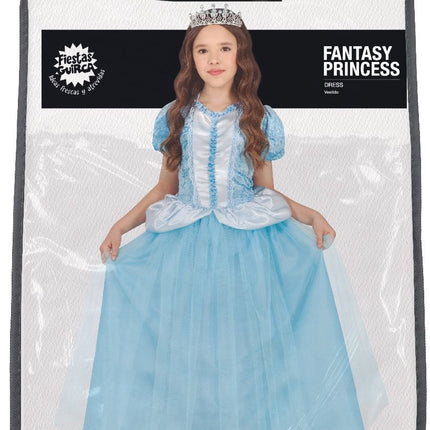 Robe de princesse fille bleue