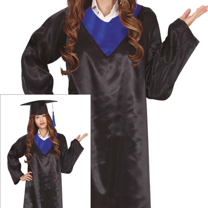 Robe de fin d'études Noir Bleu Dames