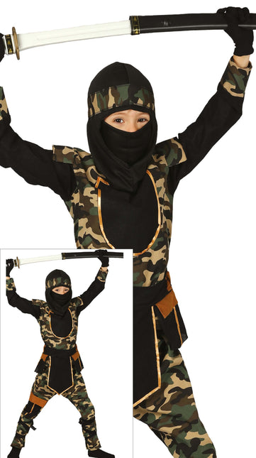 Combinaison Ninja Camouflage Enfant