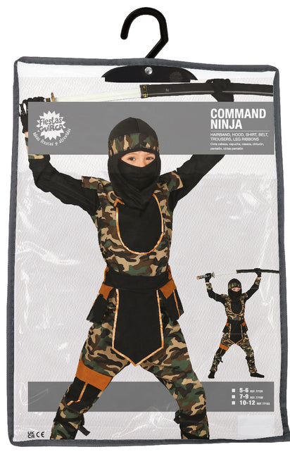 Combinaison Ninja Camouflage Enfant