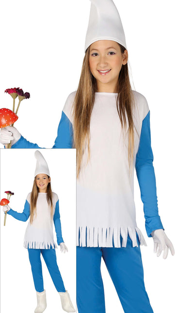 Costume de nain bleu