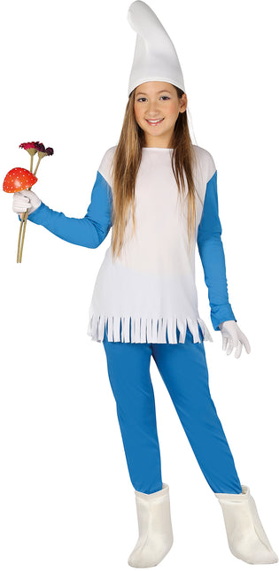 Costume de nain bleu