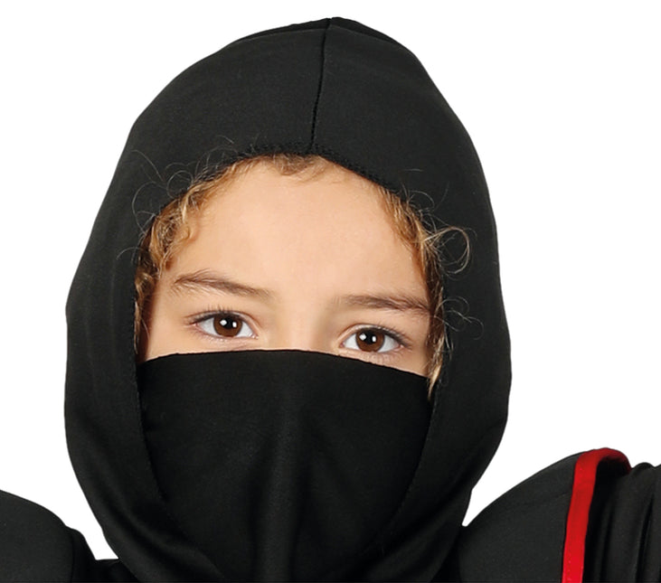 Combinaison Ninja Enfant Rouge Noir