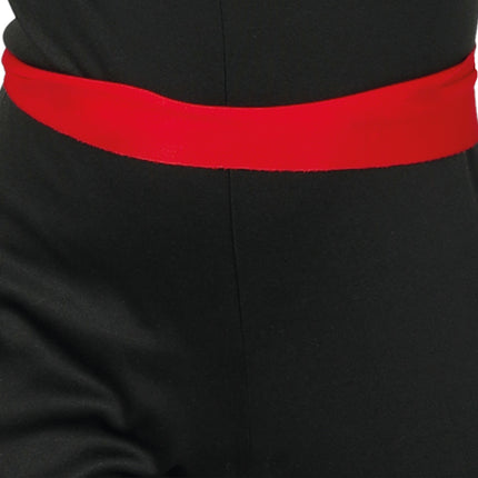 Combinaison Ninja Enfant Rouge Noir