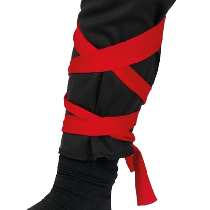 Combinaison Ninja Enfant Rouge Noir