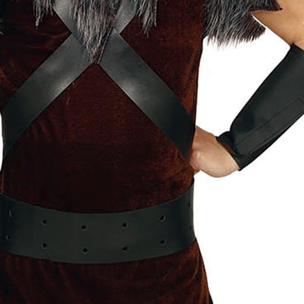 Costume de viking garçon brun