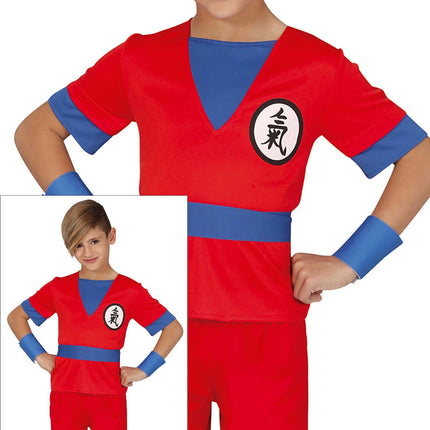 Costume de Goku Dragon Ball Z Rouge enfant