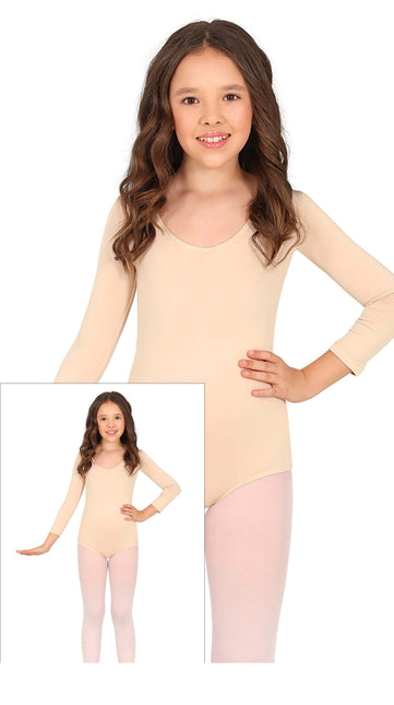 Justaucorps pour fille Beige