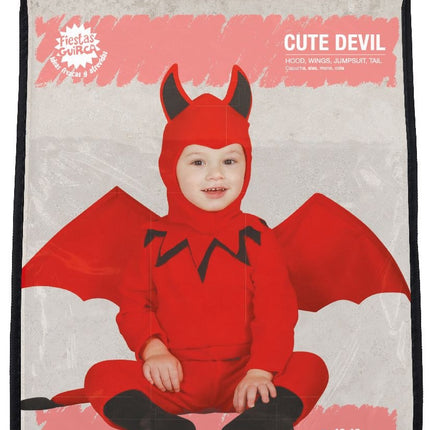 Costume de diable bébé avec queue