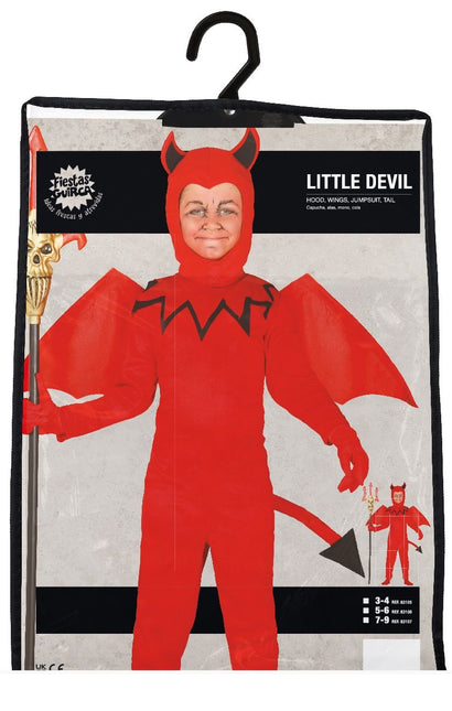 Costume d'Halloween Enfant Diable avec ailes