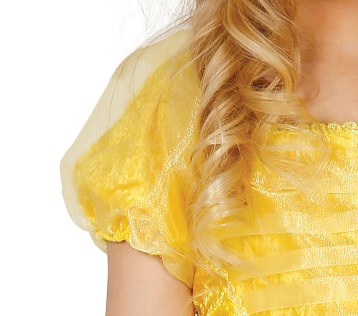 Robe de princesse jaune enfant