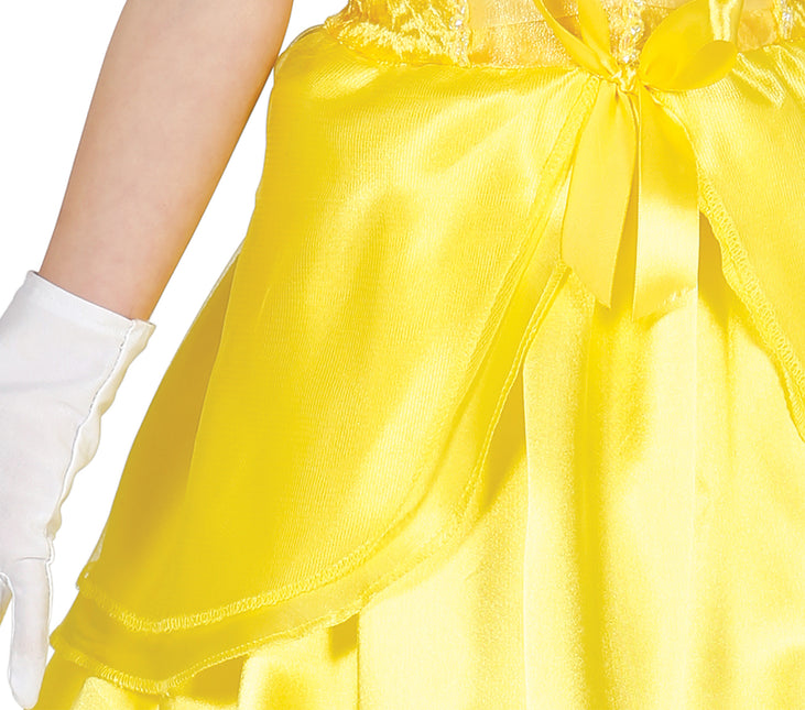 Robe de princesse jaune enfant