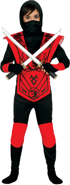 Combinaison Ninja Enfant Rouge