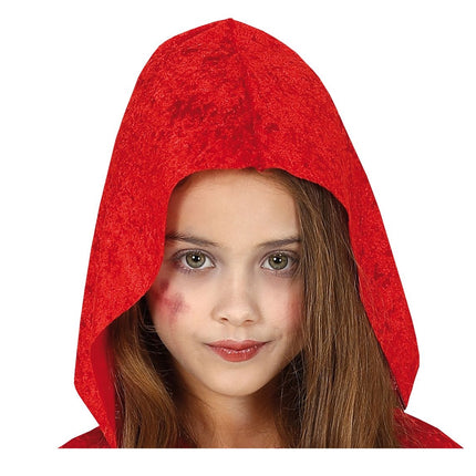 Costume de petit chaperon rouge fille