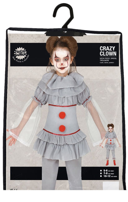 Costume d'Halloween de clown tueur pour enfant