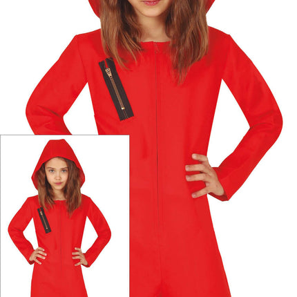 La Casa de Papel Jumpsuit Rouge