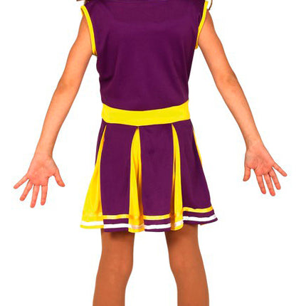 Costume de pom-pom girl enfant violet