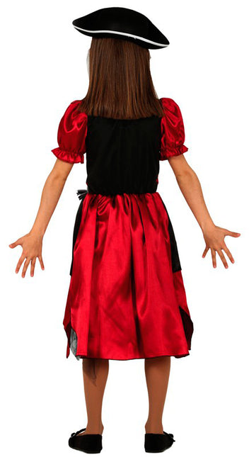 Costume de pirate enfant rouge