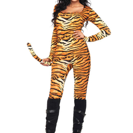 Tiger Catsuit Ladies Leg Avenue