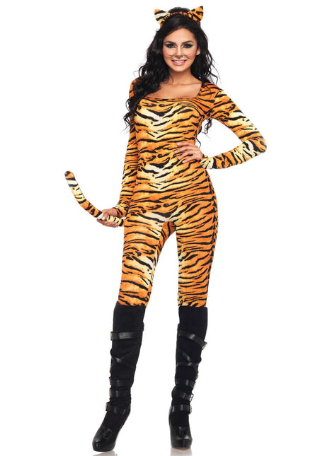 Tiger Catsuit Ladies Leg Avenue