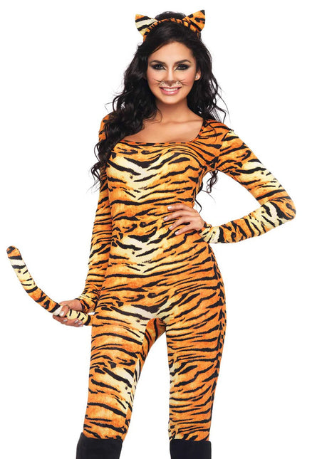 Tiger Catsuit Ladies Leg Avenue