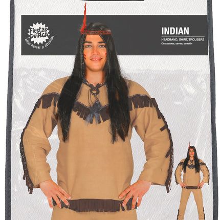 Costume indien Tête d'homme 3 pièces