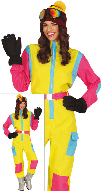 Costume des années 80 Combinaison de ski pour femmes