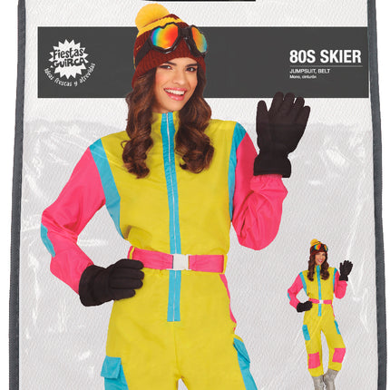 Costume des années 80 Combinaison de ski pour femmes