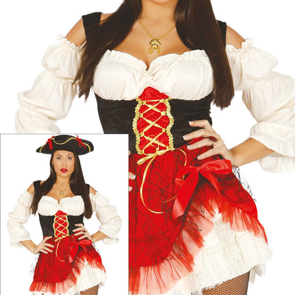 Piratesuit Ladies Red