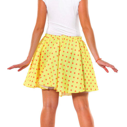 Grease Costume Set Yellow 50's Ladies L