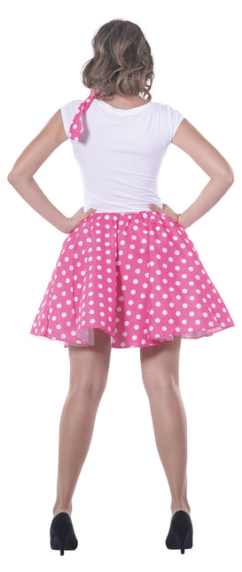 Grease Costume Set Pink 50's Ladies L