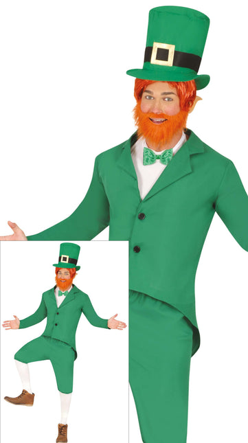 St. Costume de la Saint-Patrick Gnome vert pour homme