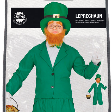 St. Costume de la Saint-Patrick Gnome vert pour homme