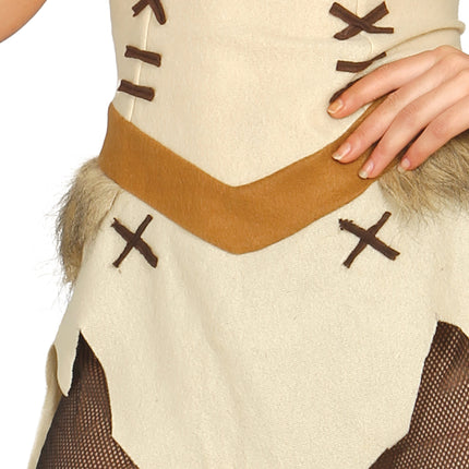 Costume de viking pour femme marron