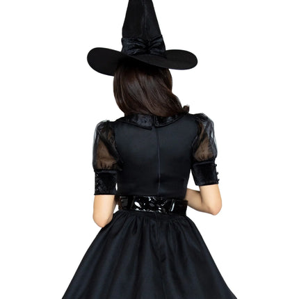 Robe d'Halloween Noir Dames Leg Avenue